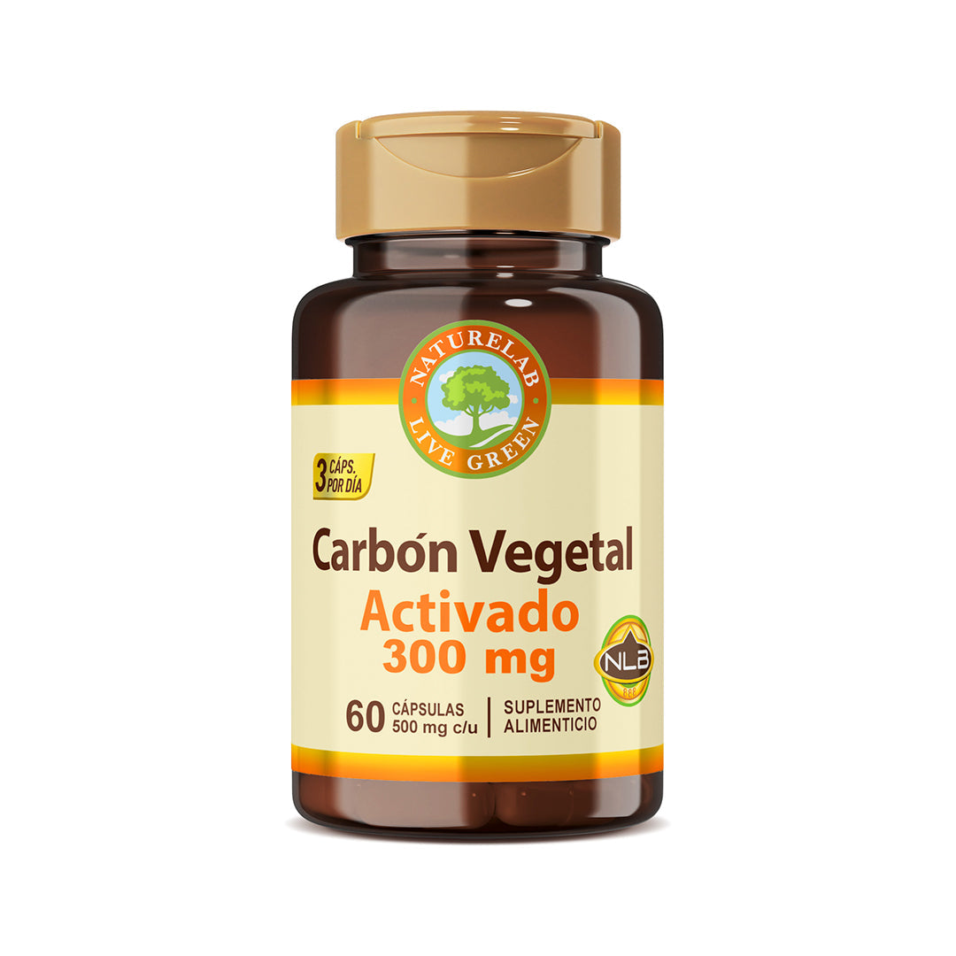 Naturelab Carbón Vegatal Activado® 60 cápsulas