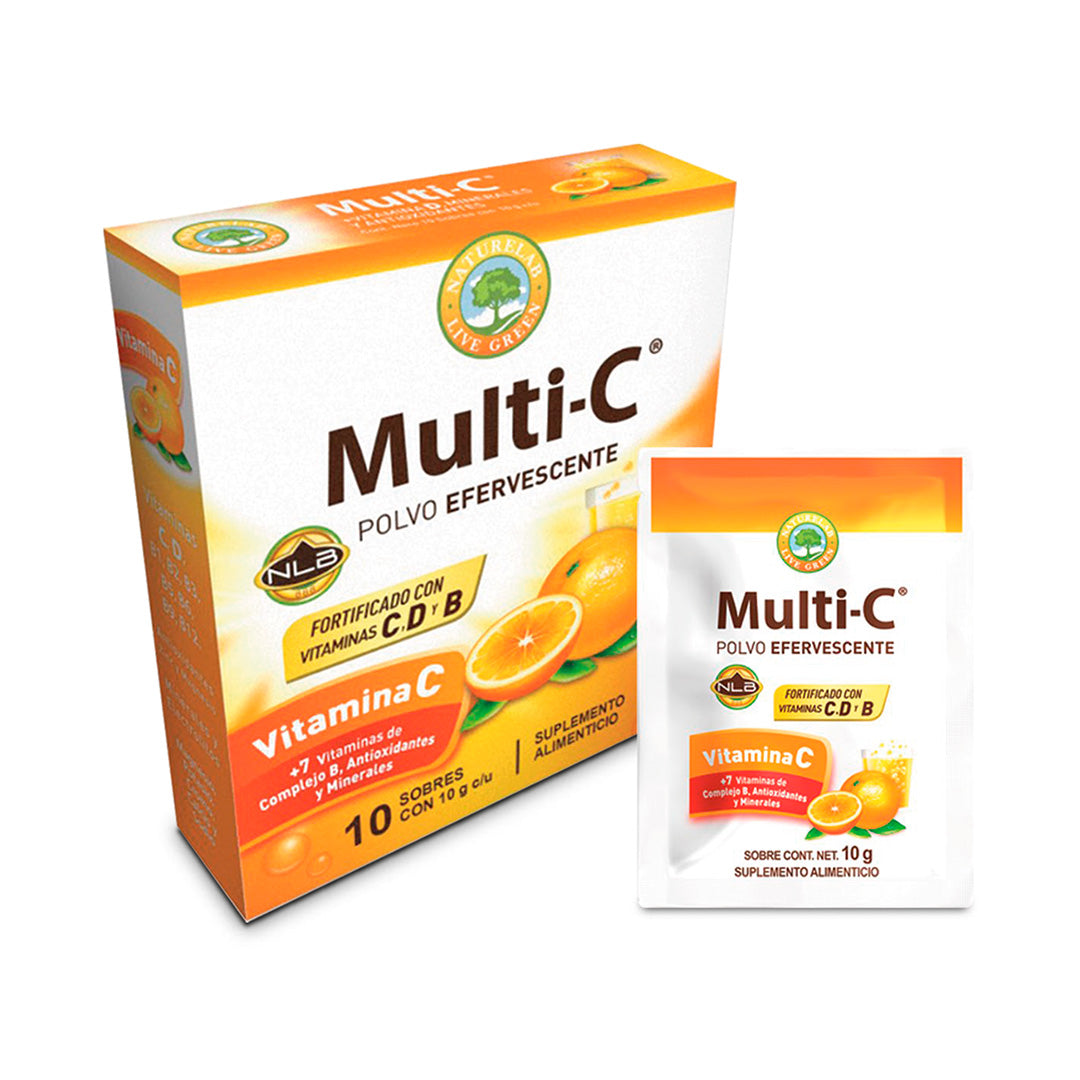 Naturelab Multi-C® Polvo efervescente 10 sobres