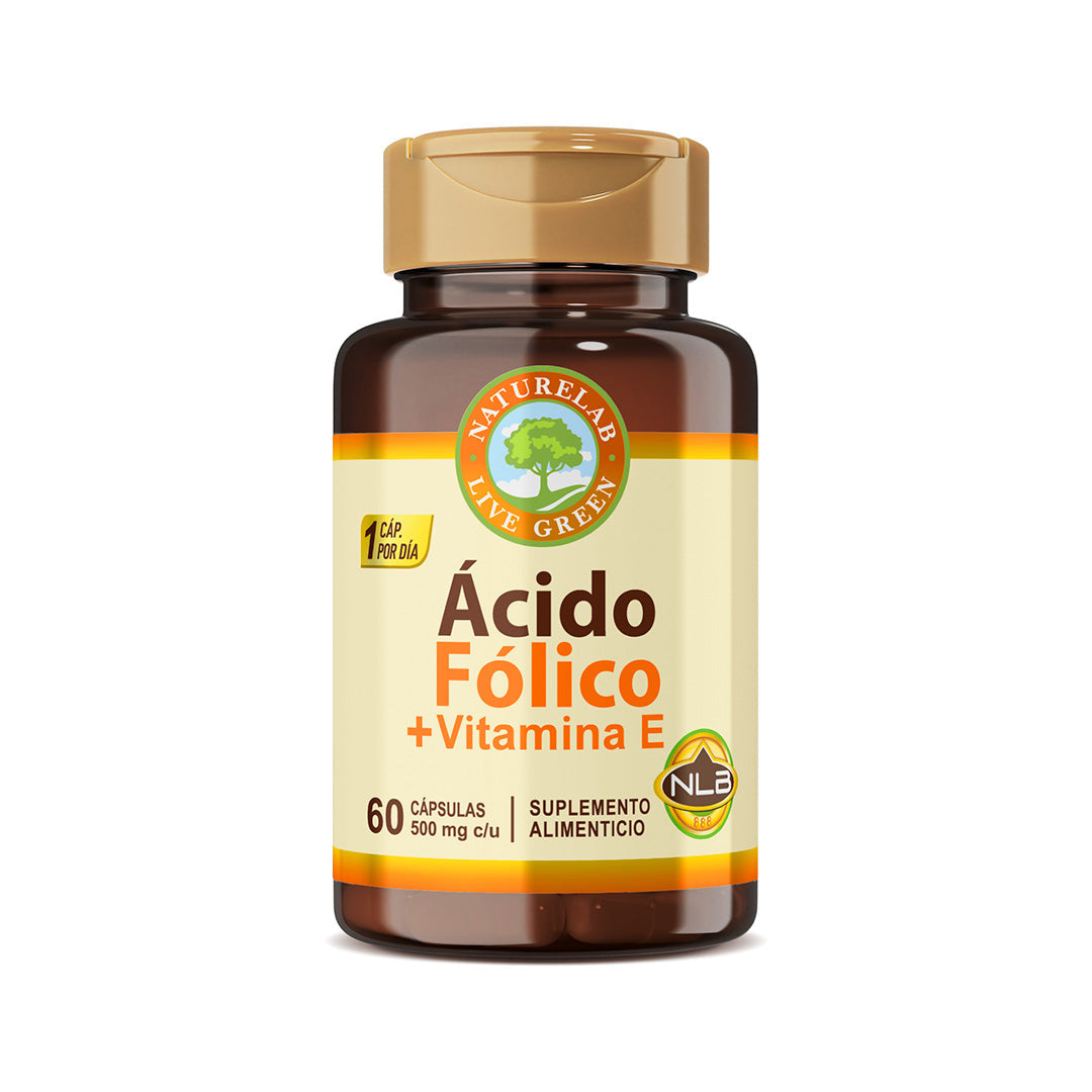 Naturelab Ácido Fólico + Vitamina E® 60 cápsulas