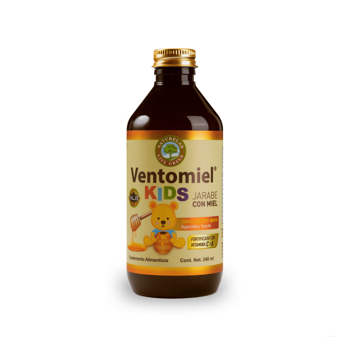 Naturelab Ventomiel Jarabe con Miel + Eucalipto y Menta KIDS® 240ml